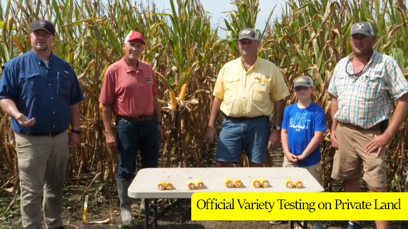 Official Variety Testing on Private Land